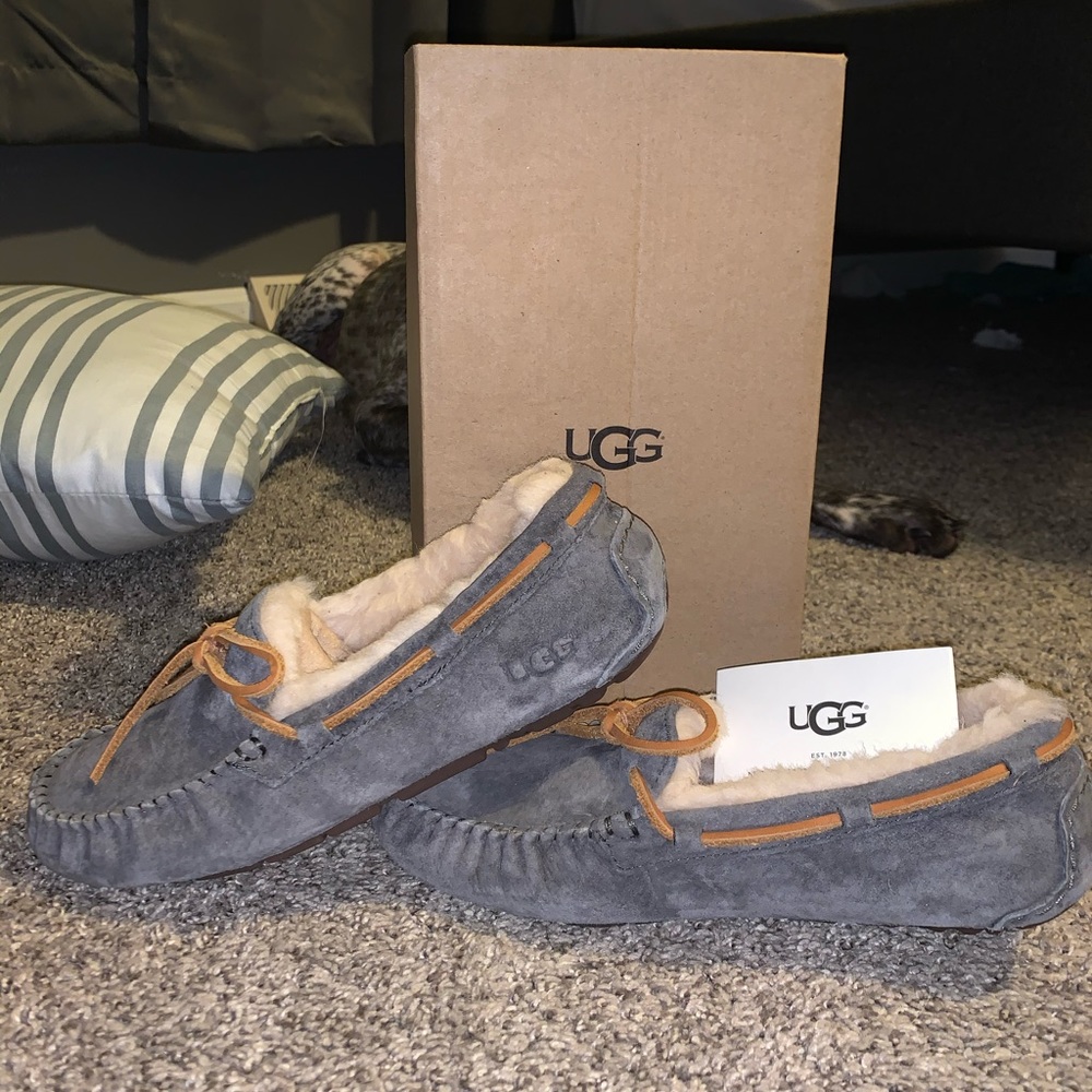 Ugg moccasins NEVER WORN brand new w/ original box